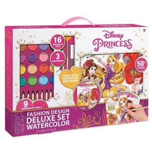 Make it Real Disney Princess: Fashion Design Deluxe Set Watercolor (4252).