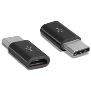 Αντάπτορας Ancus HiConnect Micro-USB σε USB-C Μαύρος υποστηρίζει μόνο φόρτιση.
