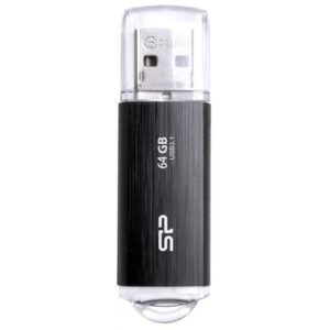 SILICON POWER USB Flash B02, 64GB, USB 3.2 Gen1, μαύρο SP064GBUF3B02V1K.