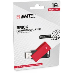 Emtec USB2.0 C350 16GB Red - ECMMD16GC352. ECMMD16GC352.