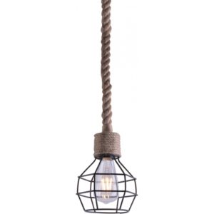 Home Lighting GRENADE-1 ROPE PENDANT LAMP BLACK Z3 77-3621