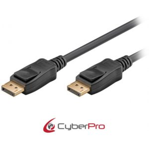 CYBERPRO CP-DP030, Καλώδιο DisplayPort σε DisplayPort, M/M, v1.4, 4K@120Hz, 8K@60Hz, 3 μέτρα