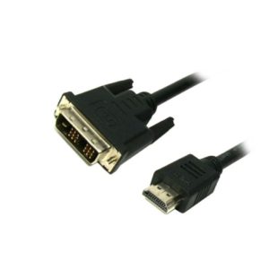 Καλώδιο MediaRange HDMI/DVI Gold-plated (24+1 Pin) 2.0M Black (MRCS118).