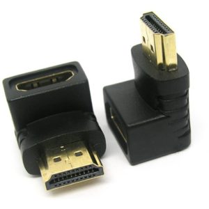 Adapter PS-A011 HDMI (A) αρσενικό σε HDMI (A) θηλυκό 90 μοίρες.