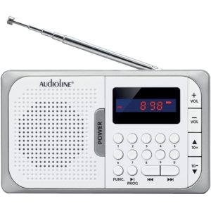 Audioline Ψηφιακό ραδιόφωνο μπαταρίας με BLUETOOTH,USB και κάρτα μνήμης SD TR-210