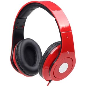 GEMBIRD FOLDING STEREO HEADPHONES WITH MIC DETROIT RED MHS-DTW-R
