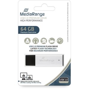 MediaRange USB 3.0 high performance flash drive, 64GB (MR1901).