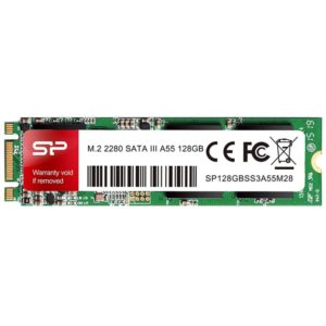 SILICON POWER SSD A55, 128GB, M.2 2280, SATA III, 560-530MB/s SP128GBSS3A55M28.