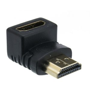 POWERTECH αντάπτορας HDMI CAB-H034, γωνιακός 90°, μαύρος CAB-H034.