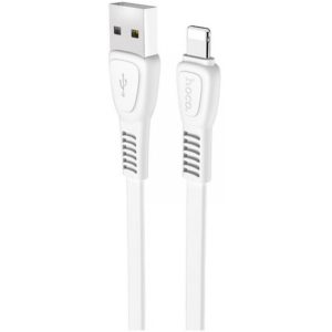 Καλώδιο σύνδεσης Hoco X40 Noah USB σε Lightning Fast Charging 2.4A Λευκό 1m.