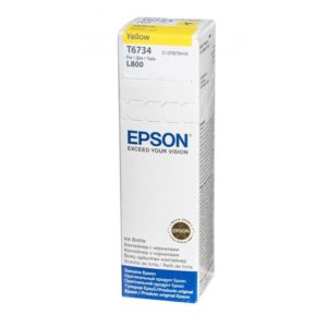 Ink Epson T67344A Yellow in bottle (70ml) Dye Colour Ink. C13T67344A.