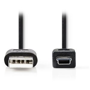 NEDIS CCGT60300BK10 USB 2.0 Cable A Male - Mini 5-Pin Male 1.0 m Black NEDIS.