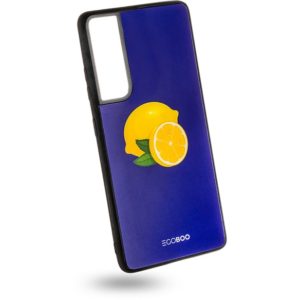 EGOBOO Case Glass TPU Royal Lemons (Samsung S21 Ultra)