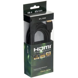 Καλώδιο HDMI - HDMI Γωνία 1.5m BLOW DM-603