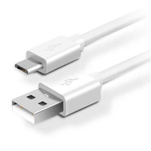 Καλώδιο USB 2.0 σε Micro USB Φόρτισης - Data 1m 2.0A Λευκό Well CABLE-USB/UUSB-1WE05-WL .
