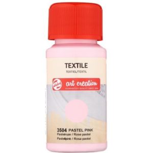 Talens χρώμα textile 3504 pastel pink 50ml (Σετ 4τεμ).