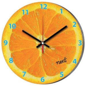 Νext ρολόι Ø31εκ. πορτοκάλι.