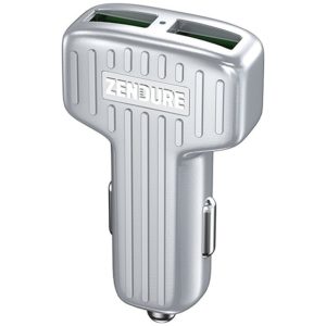 Zendure Car Charger with QC 3.0 - Ασημί