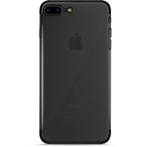 Puro Θήκη Verge για iPhone Plus (7/8) - Διάφανο/Μαύρο