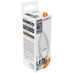 Avide LED Κερί 7W E14 Λευκό 4000K Value.