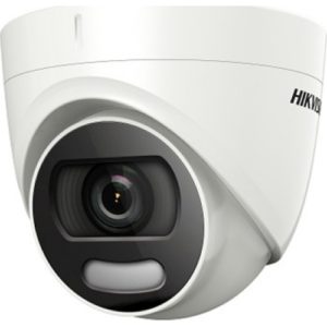 HIKVISION DS-2CE72DFT-F Υβριδική Κάμερα Dome ColorVu 2MP, με φακό 3.6mm και εμβέλεια λευκού φωτός 20 μέτρα( 3 άτοκες δόσεις.)