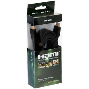 Καλώδιο HDMI - HDMI Πλακέ 5m BLOW DM-608