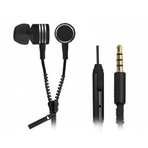 Ακουστικό με μικρόφωνο w/ Zip Cable Μαύρο 14608