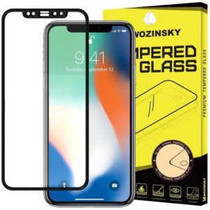 Wozinsky 5D Full cover/case Friendly, Full glue Tempered glass 0.3mm 9H for iPhone 12 Pro / iPhone 12 - Black.