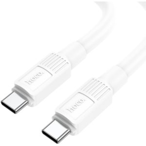 Καλώδιο σύνδεσης Hoco X84 Solid USB-C σε USB-C Fast Charging 60W 3A Λευκό 1m Υψηλής Αντοχής.