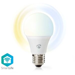 NEDIS WIFILRW10E27 SmartLife LED Bulb E27 806lm 9W Warm to Cool White NEDIS.