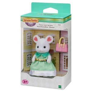 Sylvanian Families: Town Series - Town Girl Series - Marshmallow Mouse (5364).