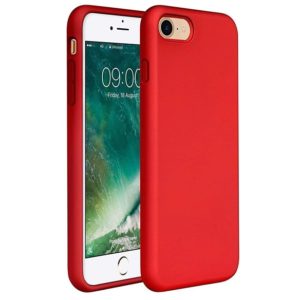 Θηκη Liquid Silicone για Apple iPhone 6+ / 6s+ Κοκκινη. (0009094718)