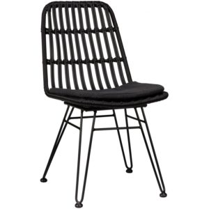 Καρέκλα Varossi Καρέκλες Kahlua Black 46 x 62 x 86 900-240( 3 άτοκες δόσεις.)
