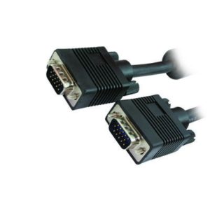 Καλώδιο MediaRange SVGA Monitor VGA plug/VGA socket 1.8M Black (MRCS148).