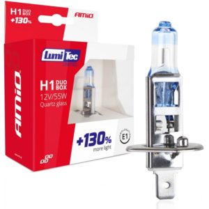 Amio H1 12V 55W P14,5s LUMITEC LIMITED +130% UP TO 40m ΑΜΙΟ- 2 ΤΕΜ..