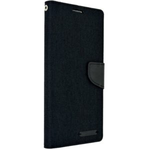 Θήκη Book Goospery Canvas Diary for Samsung SM-A426B Galaxy A42 5G Μαύρο.