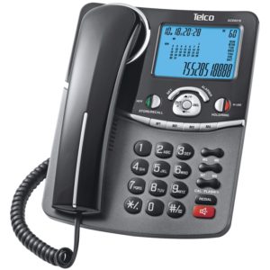 Telco Ενσύρματο τηλέφωνο με αναγνώριση κλήσης Μαύρο GCE6216