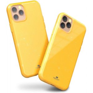 Θήκη Jelly Goospery Hole Series για Apple iPhone 11 Pro Κίτρινο.