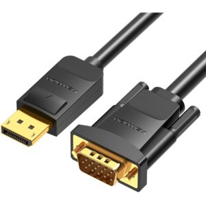 VENTION DisplayPort to VGA Cable 2M Black (HBLBH).