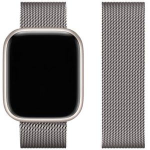 Watchband Hoco WA03 Simple Beauty 38/40/41mm για Apple Watch series 1/2/3/4/5/6/7/8/SE Stainless Steel Space White.