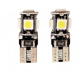 XSMD ΛΑΜΠΕΣ LED Τ10 CANBUS 5 LED - ΚΑΡΦΙ 2 ΤΜΧ.