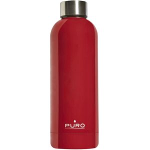 Puro stainless steel Bottle 500ml - Κόκκινο