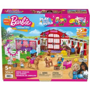 Mega Barbie Building Sets - Horse Stables (HDJ87).( 3 άτοκες δόσεις.)