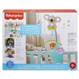 Fisher-Price: 3-in-1 Soothe Play Mobile (HGB90).( 3 άτοκες δόσεις.)