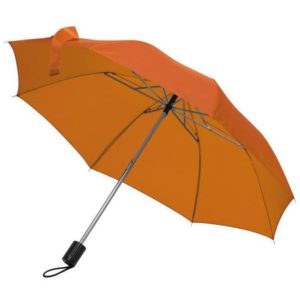 Ομπρέλα χειροκίνητη πτυσσόμενη πορτοκαλί Ø85εκ..