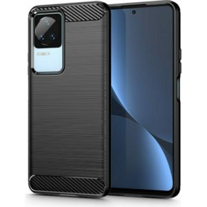 Tech-Protect Carbon Back Cover Σιλικόνης Μαύρο (Poco F4 5G).