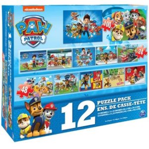 Spin Master Paw Patrol: 12 Puzzle Pack (6041049).