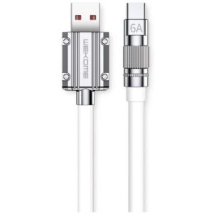 Charging Cable WK TYPE-C White 1m WDC-186 6A