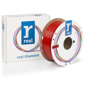 REAL PETG 3D Printer Filamen-Red-spool of 1Kg - 2.85mm (REFPETGRRED1000MM285).