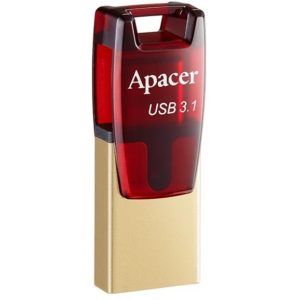 Apacer USB 3.1 Gen & Type-C Dual Flash Drive AH180 32GB Red RP